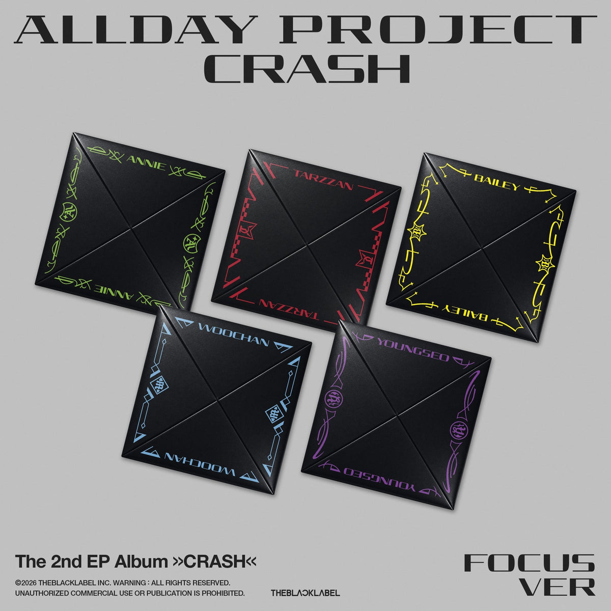ALLDAY PROJECT ALLDAY PROJECT - 2nd EP Album [CRASH] FOCUS Ver. - kuva 1