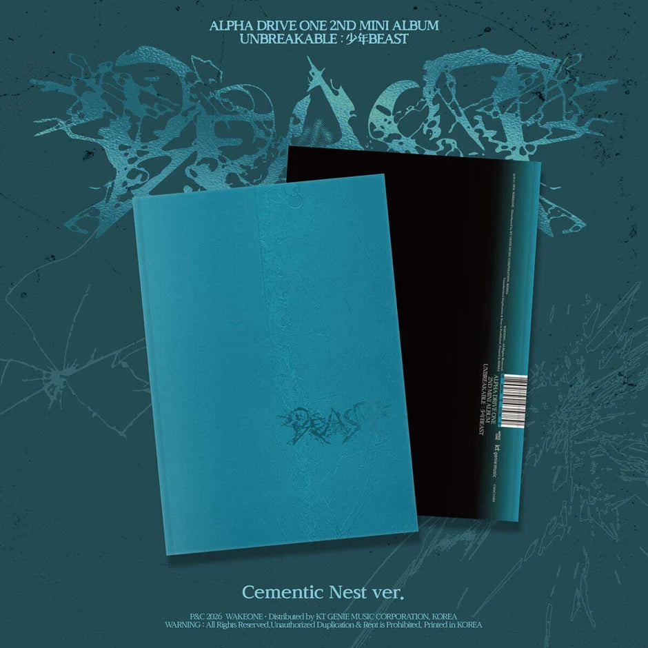 ALPHA DRIVE ONE - 2nd Mini Album [UNBREAKABLE : 少年BEAST] Cementic Nest Ver.