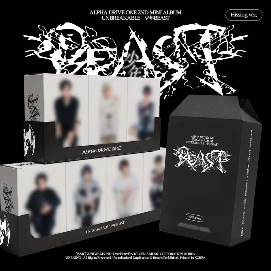 ALPHA DRIVE ONE - 2nd Mini Album [UNBREAKABLE : 少年BEAST] Hissing Ver.