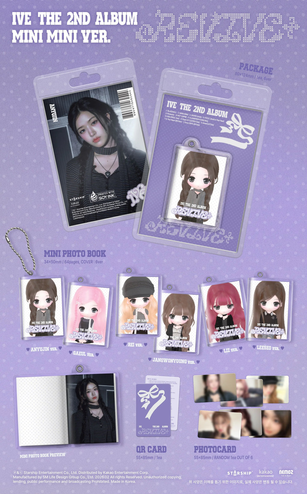 IVE - 2nd album [REVIVE+] MINI MINI -versio