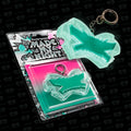 LE SSERAFIM LE SSERAFIM - 2nd Single Album [Made My Night] Glow Clicker Keychain (Mint Ver.) - kuva 1