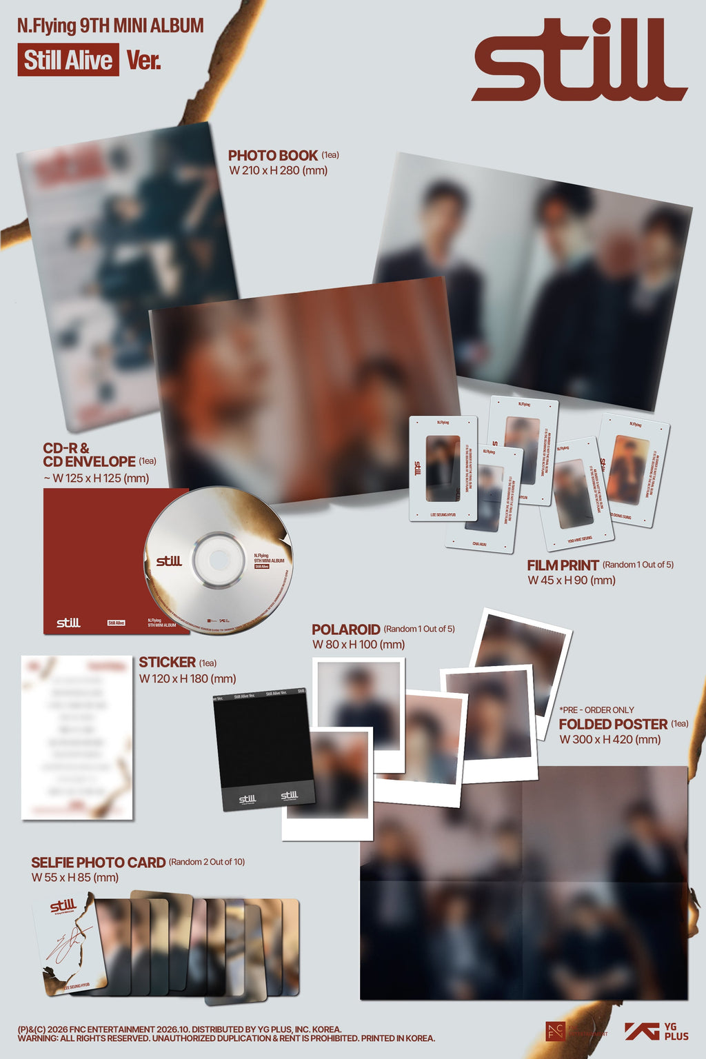 N.Flying N.Flying - 9th Mini Album [Still] Photobook Ver. - kuva 2