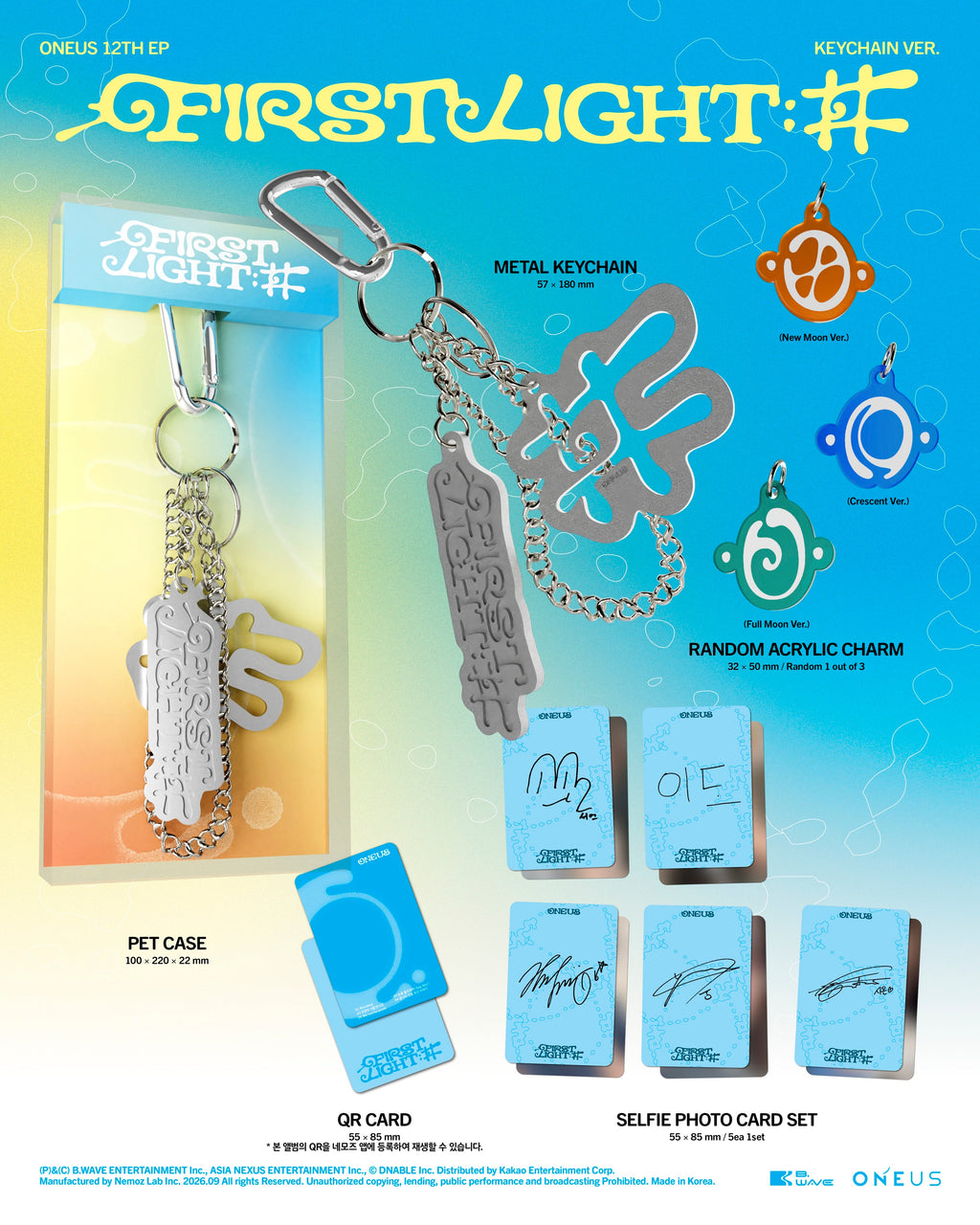 ONEUS ONEUS - [FIRST LIGHT : 井] KEYCHAIN Ver. (Limited) - kuva 2