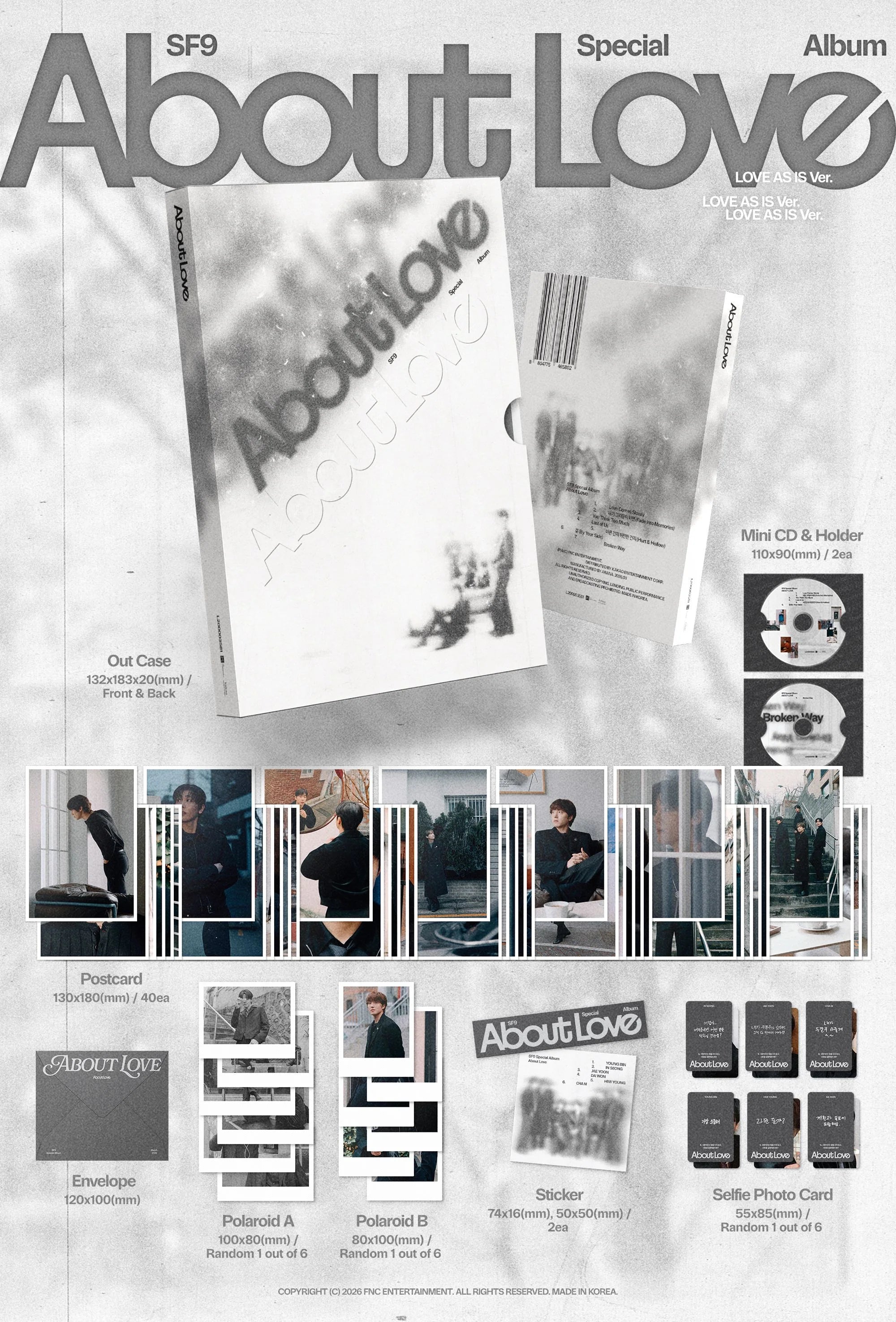 SF9 - Special Album [About Love]