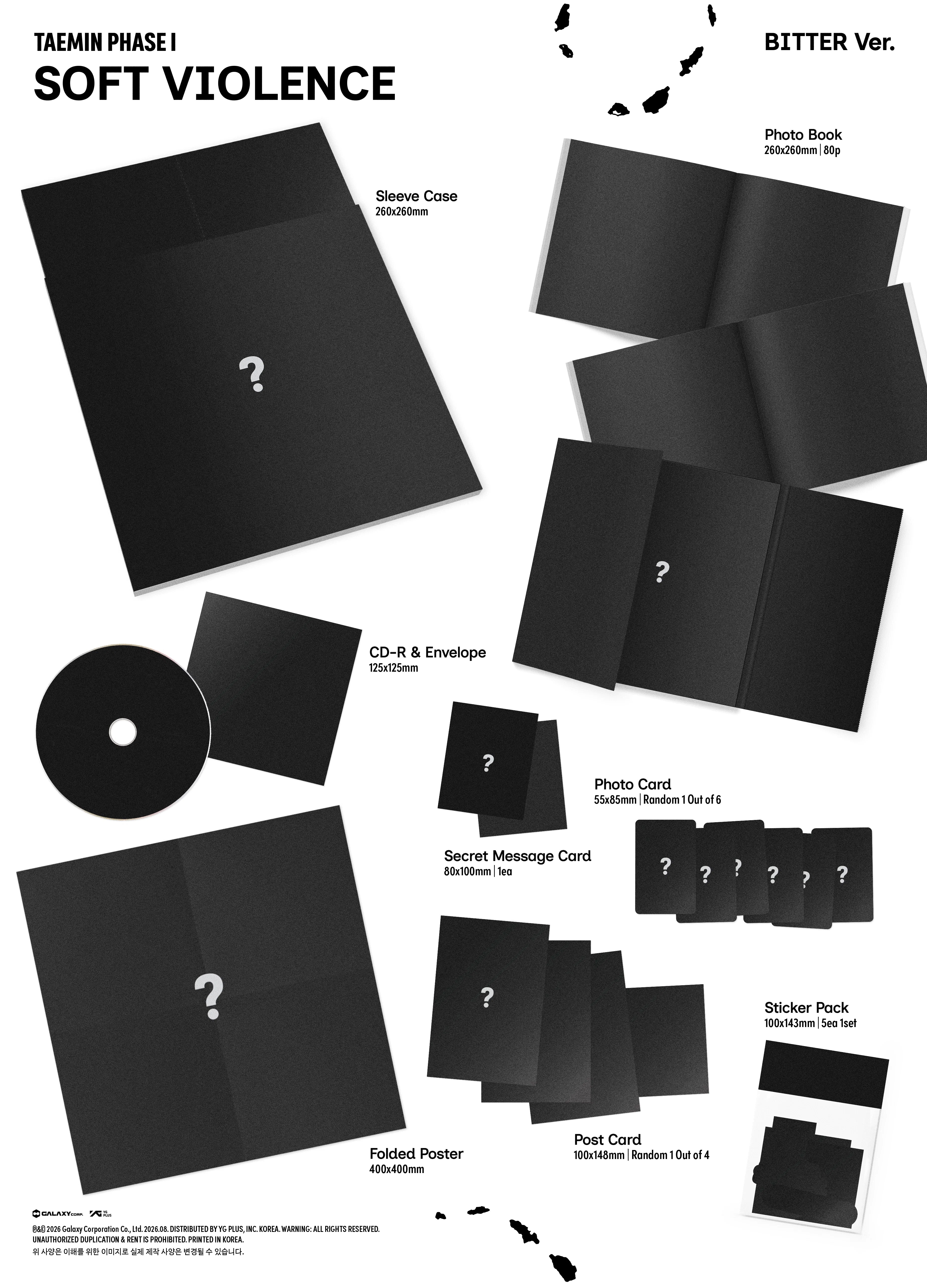 TAEMIN (SHINEE) - PHASE 1 : SOFT VIOLENCE (PHOTO BOOK VER.)