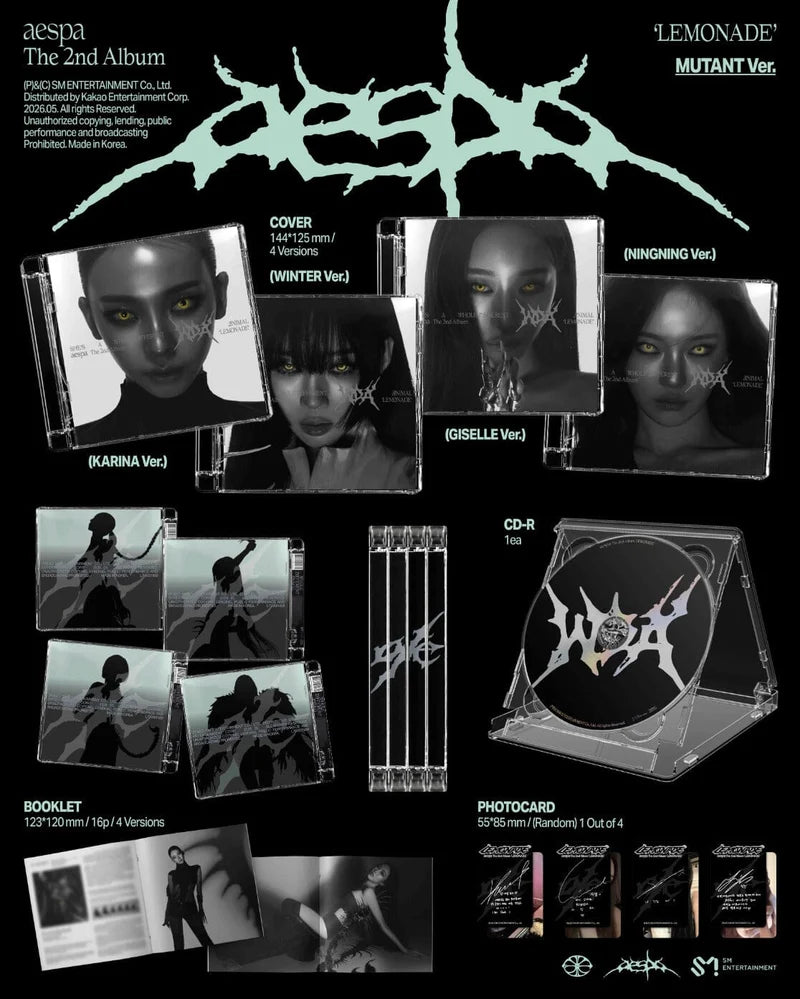 AESPA - LEMONADE (THE 2ND ALBUM) MUTANT