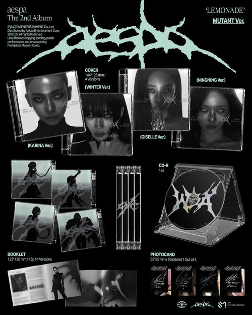 AESPA - LEMONADE (THE 2ND ALBUM) MUTANT