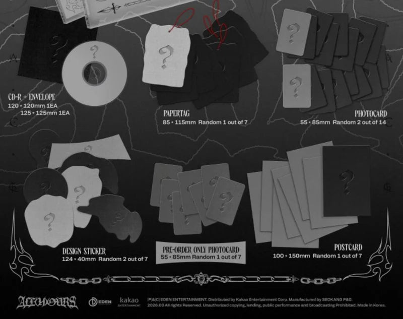 ALL(H)OURS - 5th Mini Album [NO DOUBT]