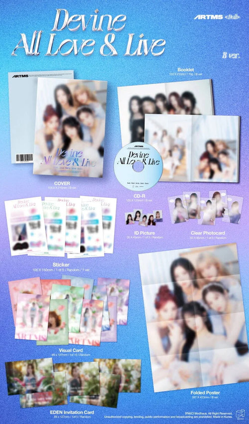 ARTMS 1st Album - DALL (B Ver.) CD