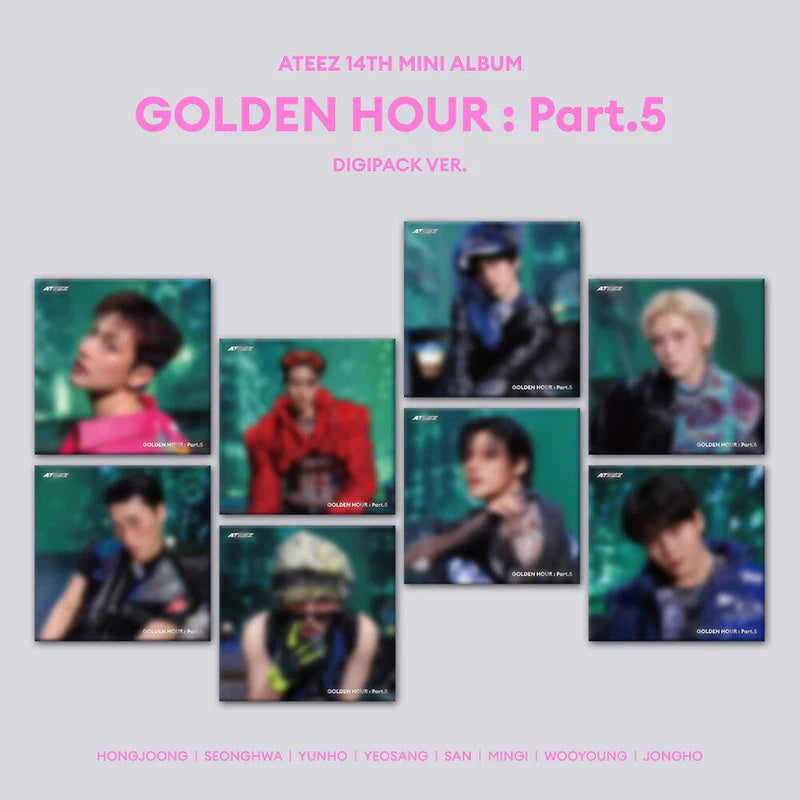 ATEEZ - GOLDEN HOUR : PART.5 (DIGIPACK VER.)
