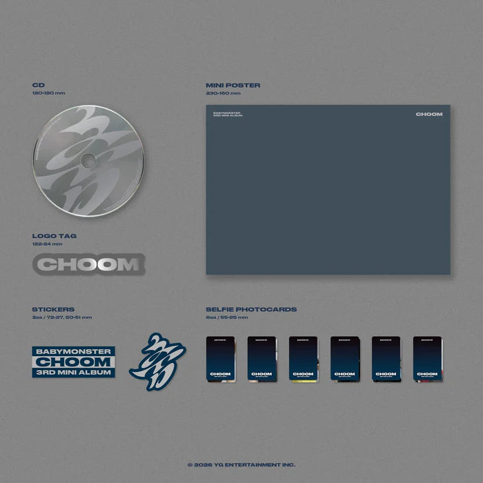 BABYMONSTER - 3rd MINI ALBUM [CHOOM]