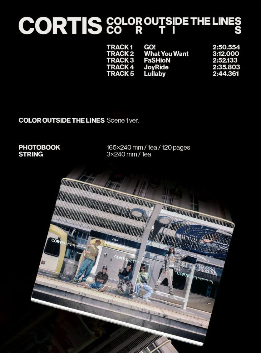 CORTIS 1st EP Album – Color Outside the Lines (CD)