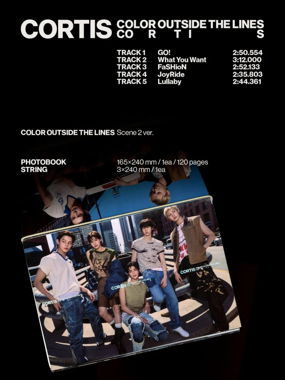 CORTIS 1st EP Album – Color Outside the Lines (CD)