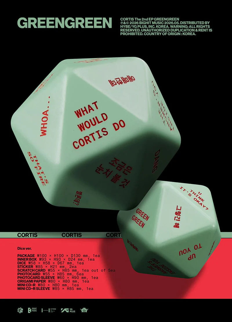 CORTIS - 2nd EP [GREENGREEN] Dice Ver.