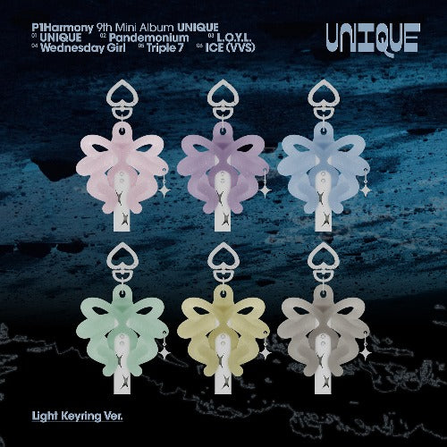 P1Harmony 9th Mini Album [UNIQUE] (Light Keyring Ver.) (Limited)
