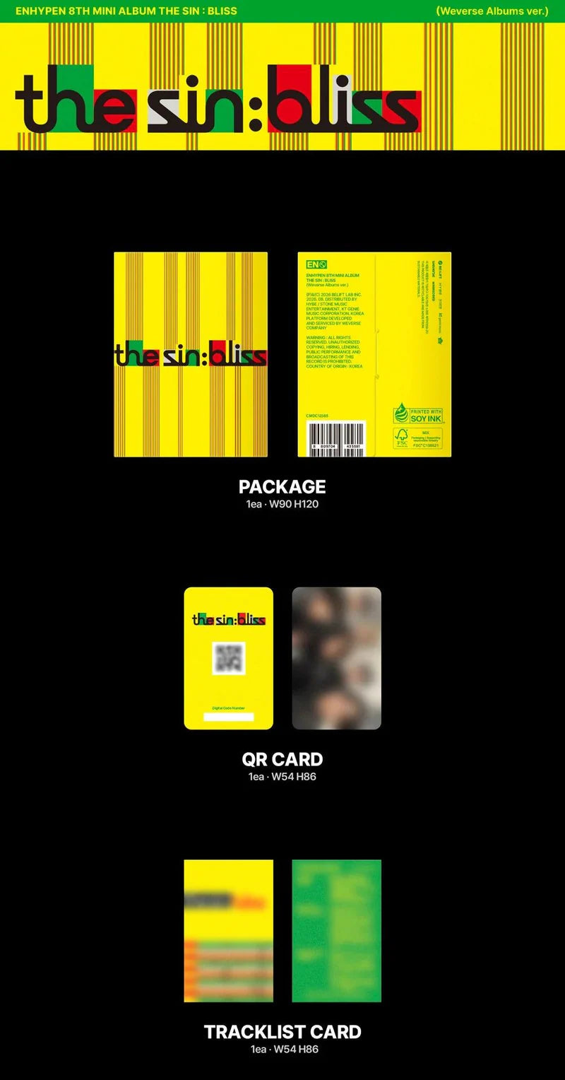 ENHYPEN - THE SIN: BLISS (WeVerse Albums Ver.)