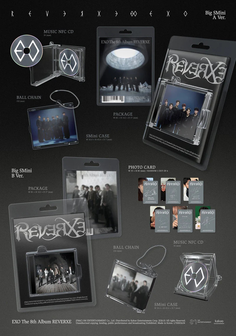 EXO - 8th Album [REVERXE] Big Smini Ver.
