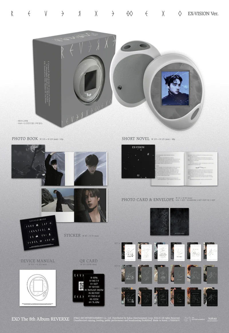 EXO - 8th Album [REVERXE] EX-Vision Ver.
