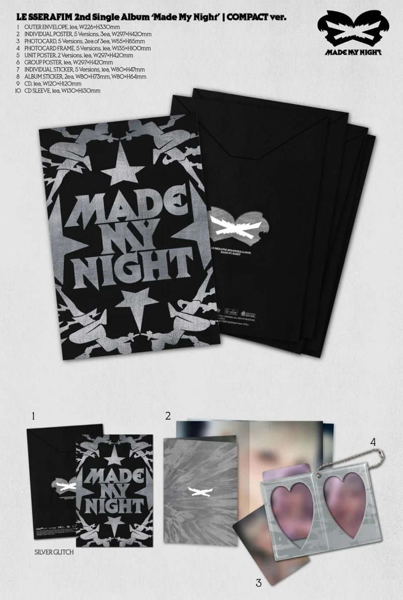 LE SSERAFIM - MADE MY NIGHT (2ND SINGLE ALBUM)