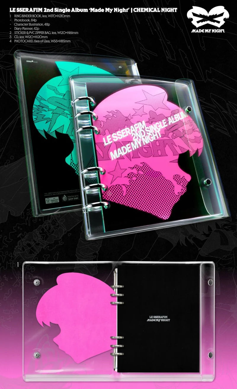 LE SSERAFIM - MADE MY NIGHT (2ND SINGLE ALBUM)