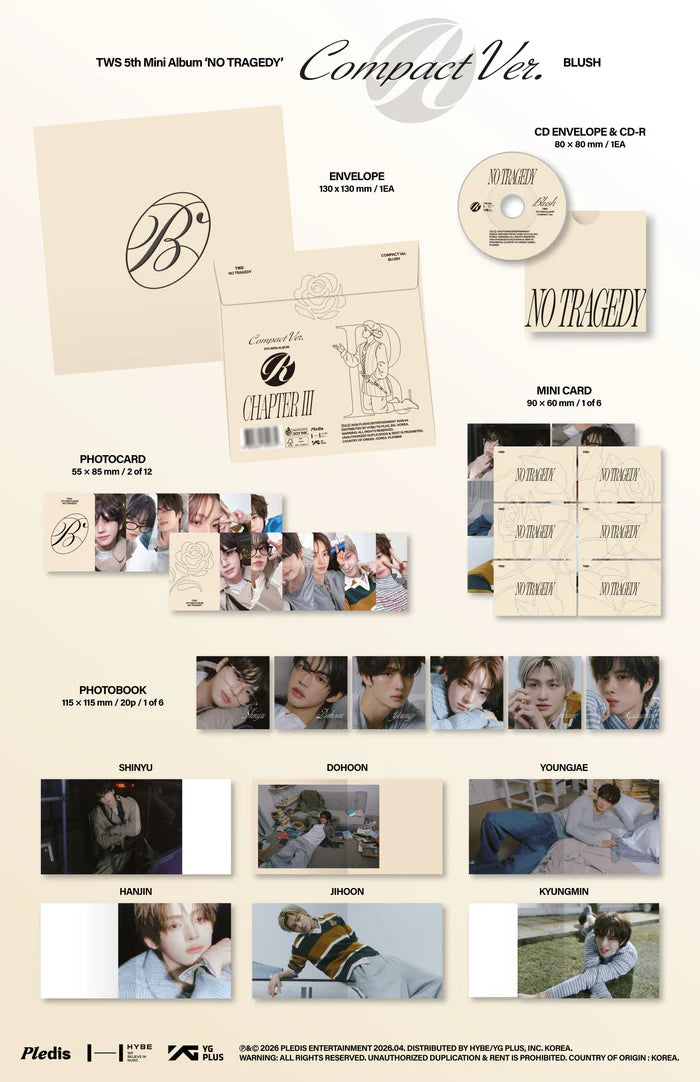 TWS - 5th Mini Album [NO TRAGEDY] (COMPACT Ver.)