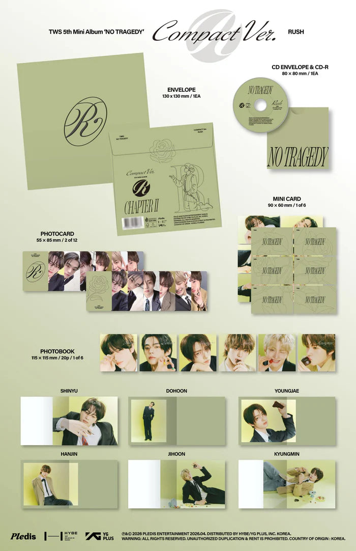TWS - 5th Mini Album [NO TRAGEDY] (COMPACT Ver.)