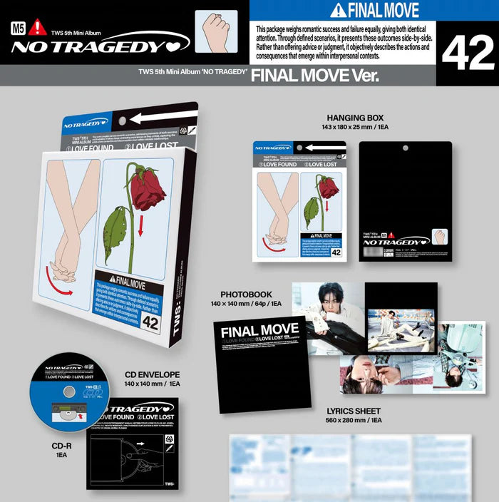 [WEVERSE POB] TWS - 5th Mini Album [NO TRAGEDY]