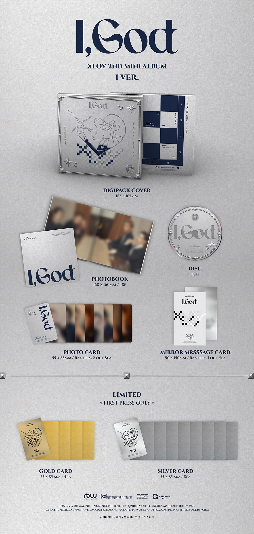 XLOV – 2nd Mini Album [I,God]
